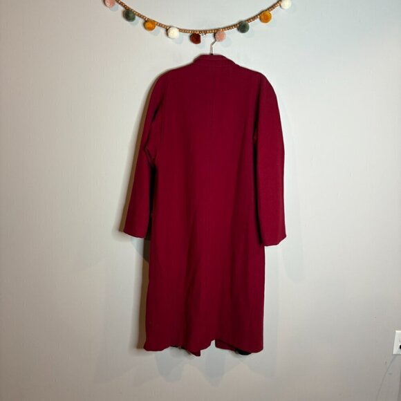 Vintage 100% Wool red duster coat - Picture 7 of 7